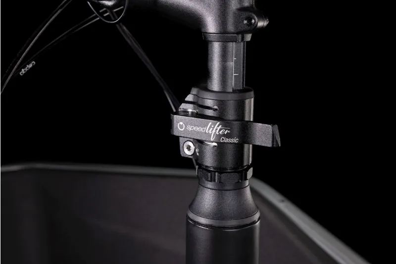 Cube Cargo Hybrid 500 Electric Cargo Bike in Grey/Black-5